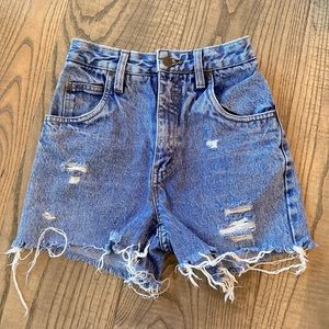 Limited denim shorts